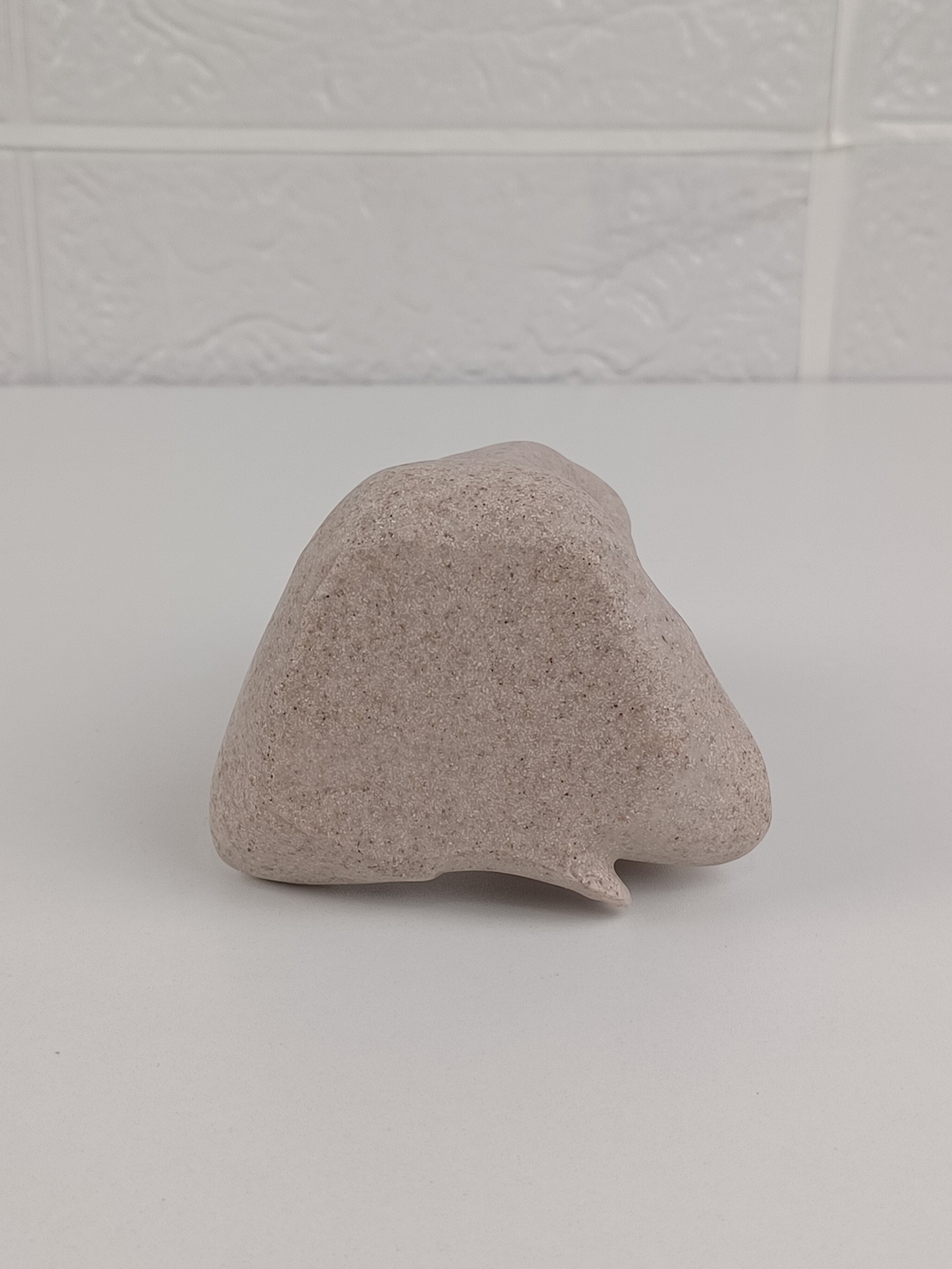 Neutral Beige Stone-Look Accent Sculpture - Home Decor